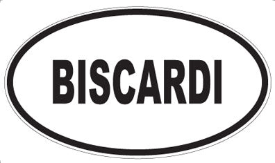 BISCARDI - Oval Magnet