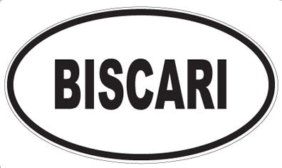 BISCARI - Oval Magnet