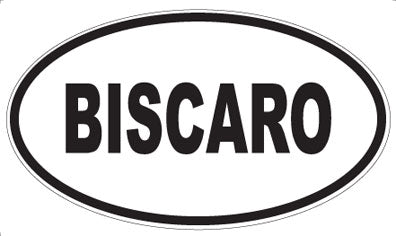 BISCARO - Oval Magnet