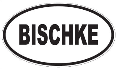 BISCHKE - Oval Magnet