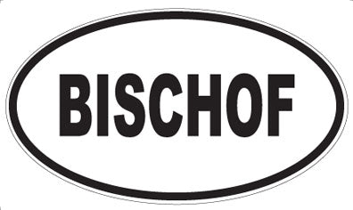 BISCHOF - Oval Magnet