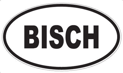 BISCH - Oval Magnet