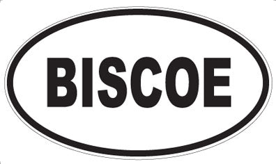 BISCOE - Oval Magnet