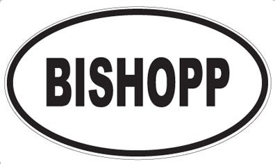 BISHOPP - Oval Magnet
