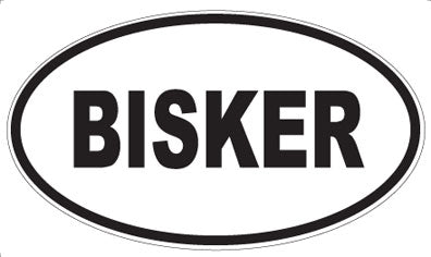 BISKER - Oval Magnet