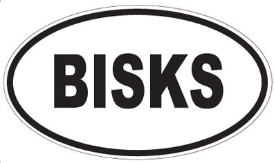 BISKS - Oval Magnet