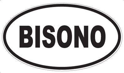 BISONO - Oval Magnet