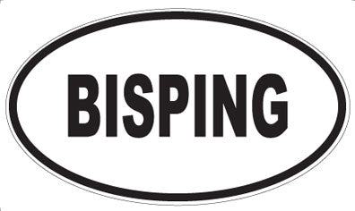 BISPING - Oval Magnet