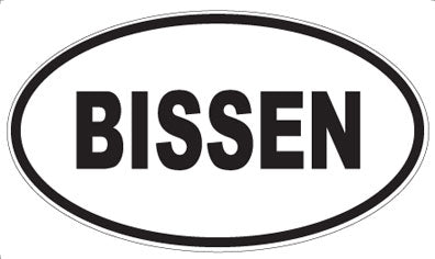 BISSEN - Oval Magnet