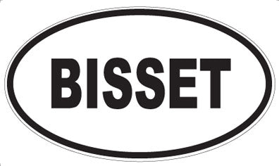 BISSET - Oval Magnet