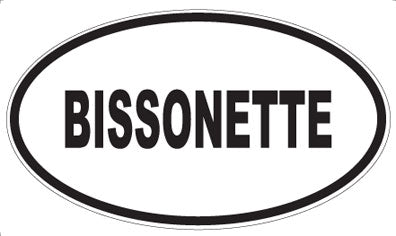 BISSONETTE - Oval Magnet