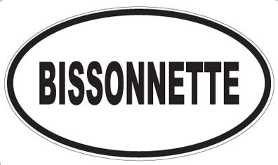 BISSONNETTE - Oval Magnet