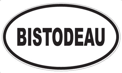 BISTODEAU - Oval Magnet