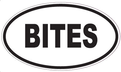 BITES - Oval Magnet