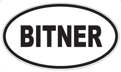 BITNER - Oval Magnet
