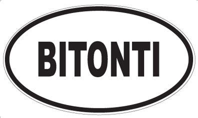 BITONTI - Oval Magnet