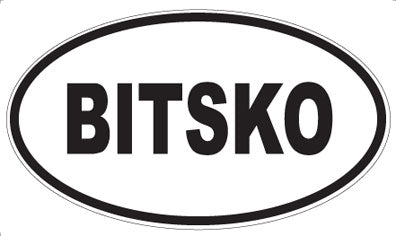 BITSKO - Oval Magnet