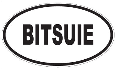 BITSUIE - Oval Magnet