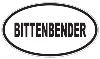 BITTENBENDER - Oval Magnet