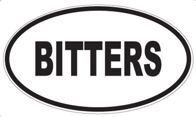 BITTERS - Oval Magnet