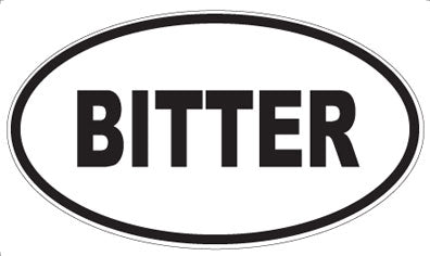 BITTER - Oval Magnet