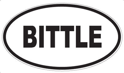 BITTLE - Oval Magnet