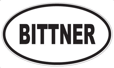 BITTNER - Oval Magnet