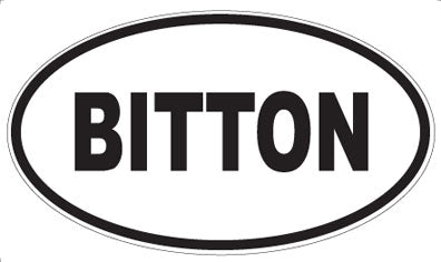 BITTON - Oval Magnet