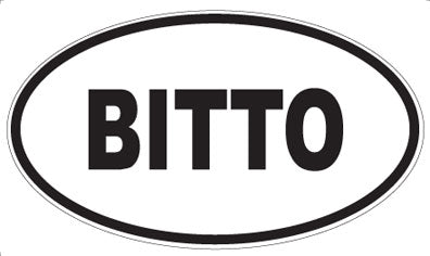 BITTO - Oval Magnet