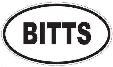 BITTS - Oval Magnet
