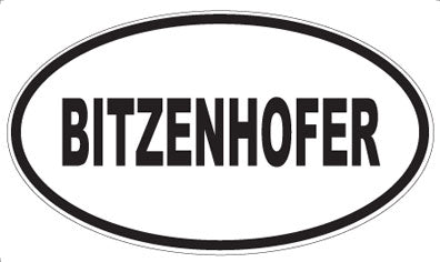 BITZENHOFER - Oval Magnet