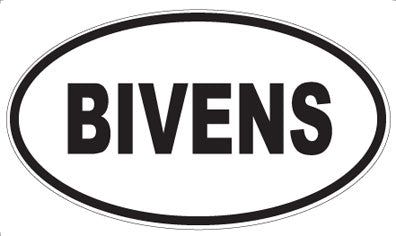 BIVENS - Oval Magnet
