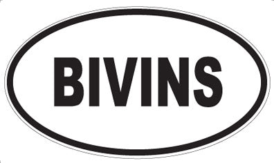 BIVINS - Oval Magnet