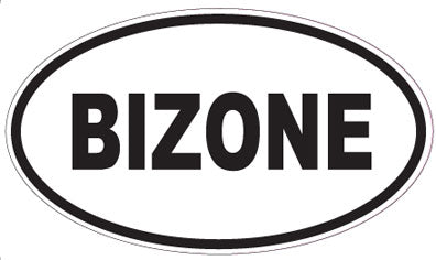 BIZONE - Oval Sticker