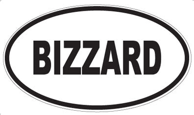 BIZZARD - Oval Magnet