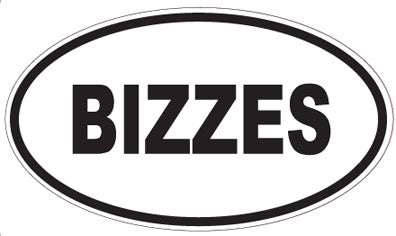 BIZZES - Oval Sticker