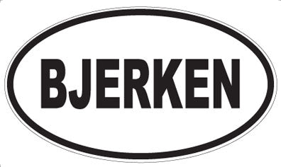 BJERKEN - Oval Magnet