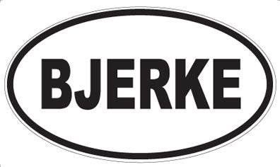 BJERKE - Oval Magnet