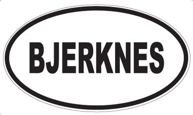BJERKNES - Oval Magnet