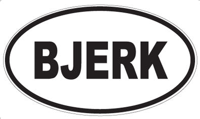 BJERK - Oval Magnet