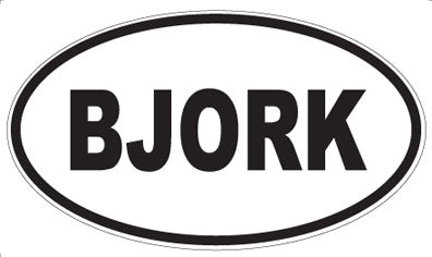 BJORK - Oval Magnet