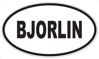 BJORLIN - Oval Magnet