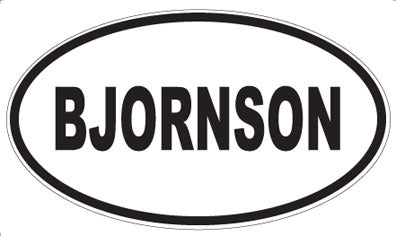 BJORNSON - Oval Magnet