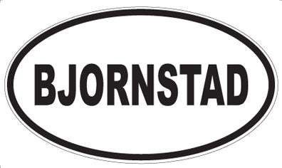 BJORNSTAD - Oval Magnet