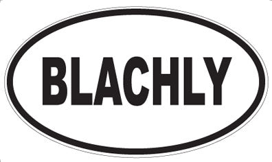 BLACHLY - Oval Magnet