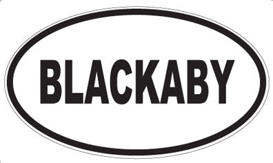 BLACKABY - Oval Magnet