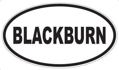 BLACKBURN - Oval Magnet