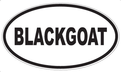 BLACKGOAT - Oval Magnet