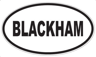 BLACKHAM - Oval Magnet