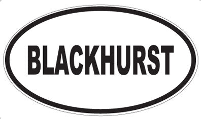BLACKHURST - Oval Magnet